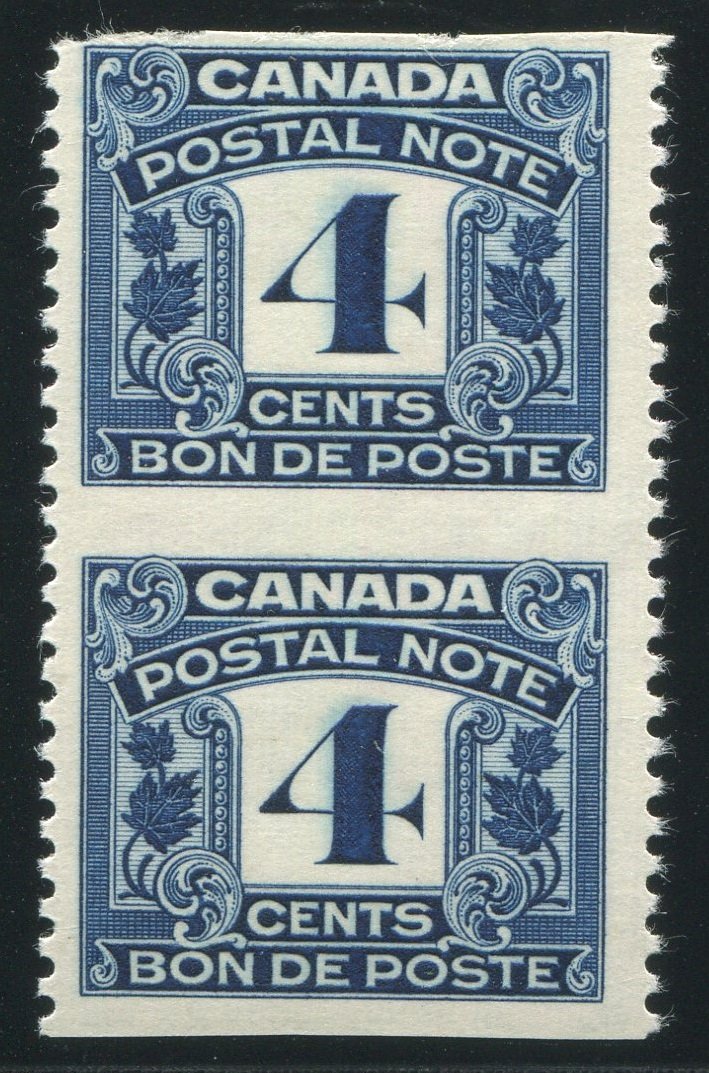 0006PS1710 - FPS6a - Mint Imperf Pair - Deveney Stamps Ltd. Canadian Stamps