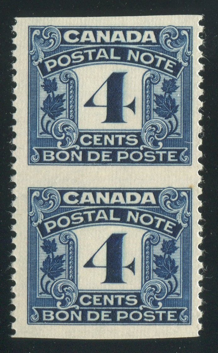 0006PS1710 - FPS6a - Mint Imperf Pair - Deveney Stamps Ltd. Canadian Stamps