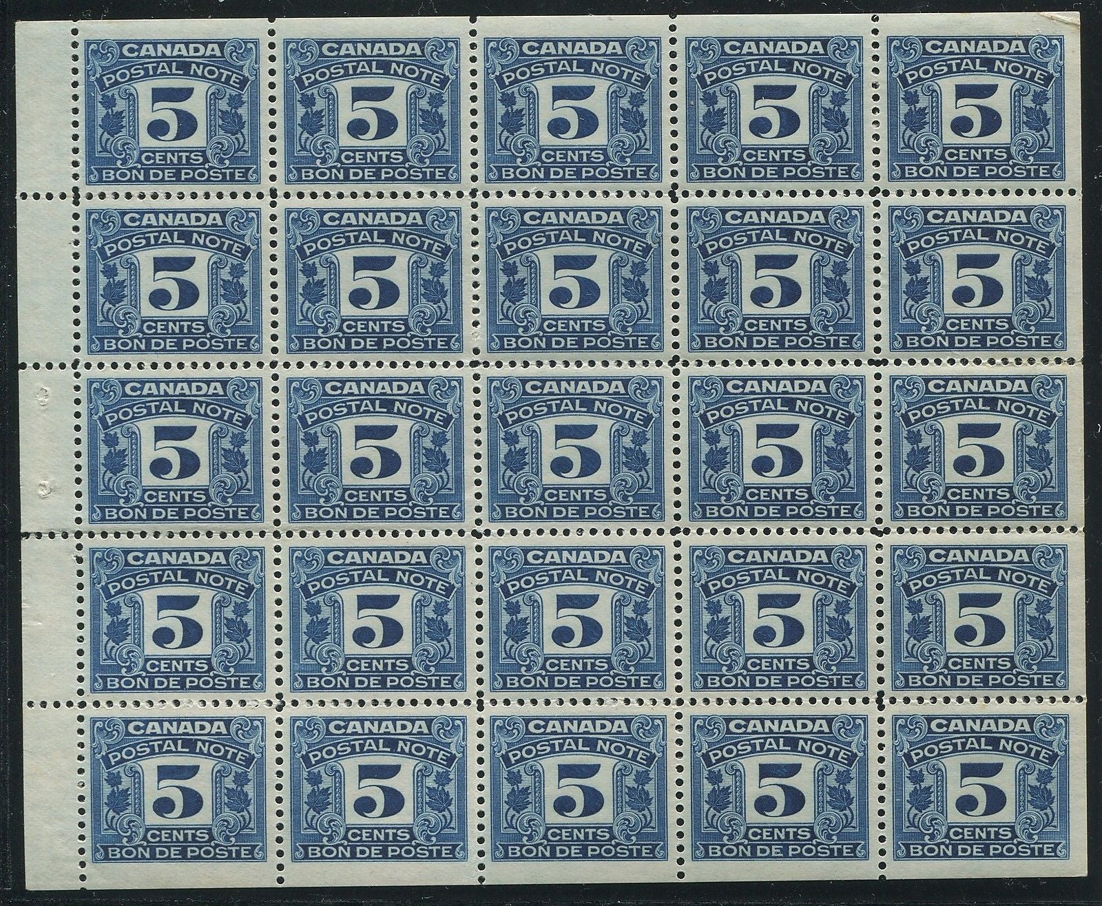 0007PS1708 - FPS7a - Mint Booklet Pane - Deveney Stamps Ltd. Canadian Stamps