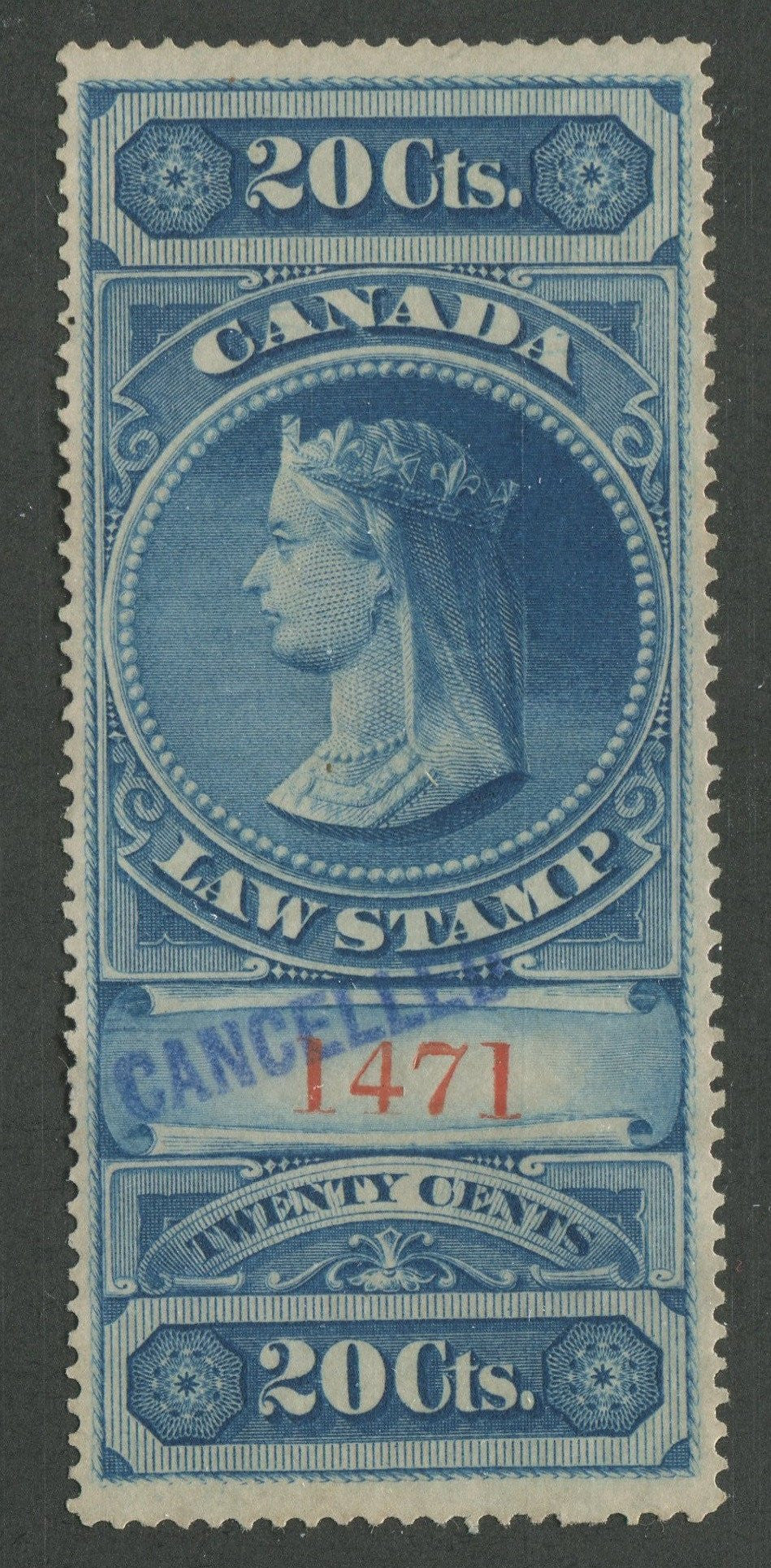 0002SC1707 - FSC2 - Specimen - Deveney Stamps Ltd. Canadian Stamps