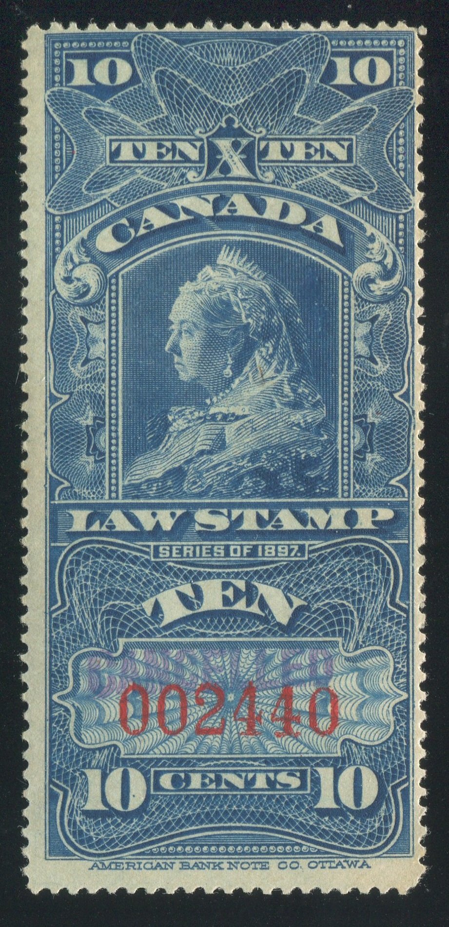 0007SC1710 - FSC7 - Specimen - Deveney Stamps Ltd. Canadian Stamps