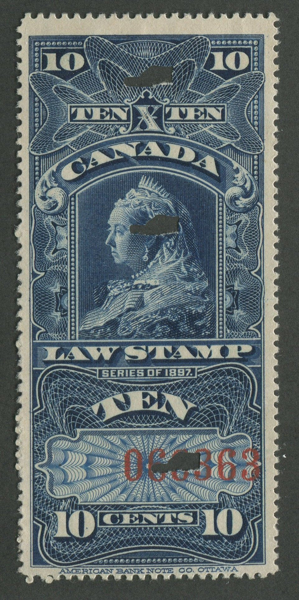 0007SC1707 - FSC7 - Used - Deveney Stamps Ltd. Canadian Stamps
