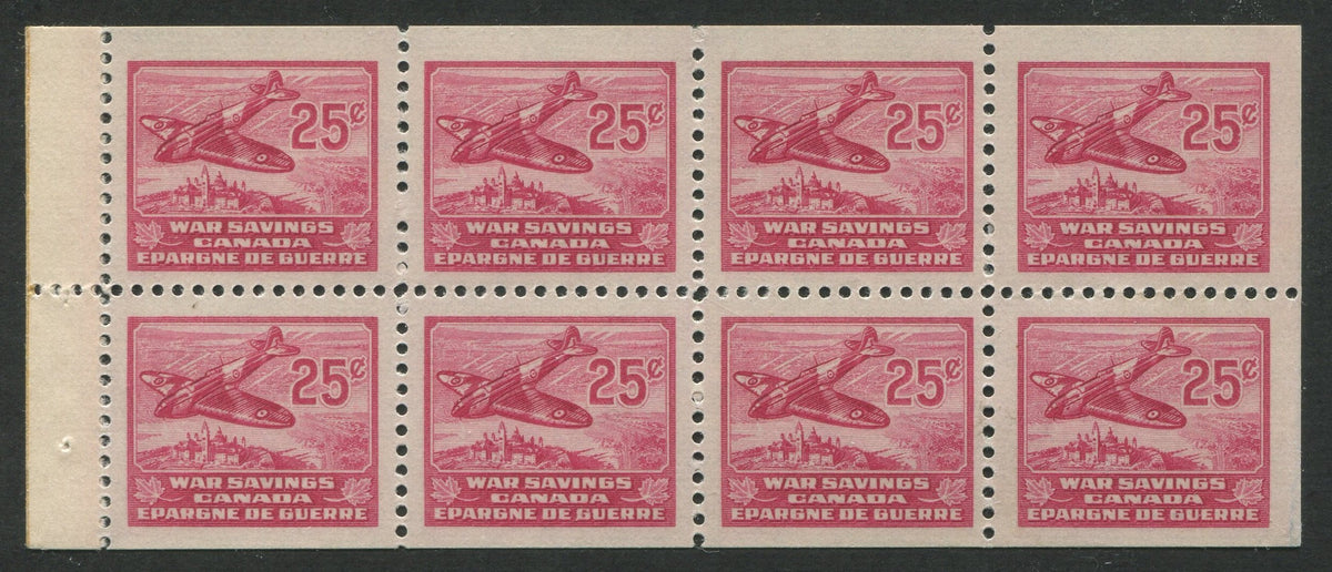 0006WS1700 - FWS6a - Mint Booklet Pane - Deveney Stamps Ltd. Canadian Stamps