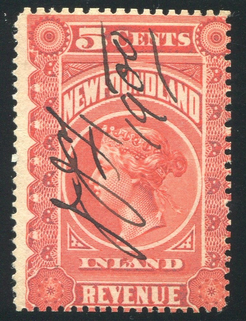 0001NF1708 - NFR1 - Used - Deveney Stamps Ltd. Canadian Stamps