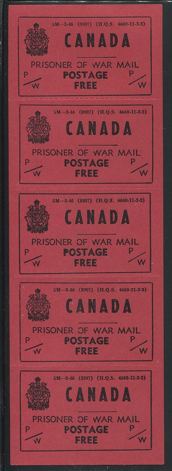 0006PW1708 - PWF6a - Mint Pane of 5 - Deveney Stamps Ltd. Canadian Stamps