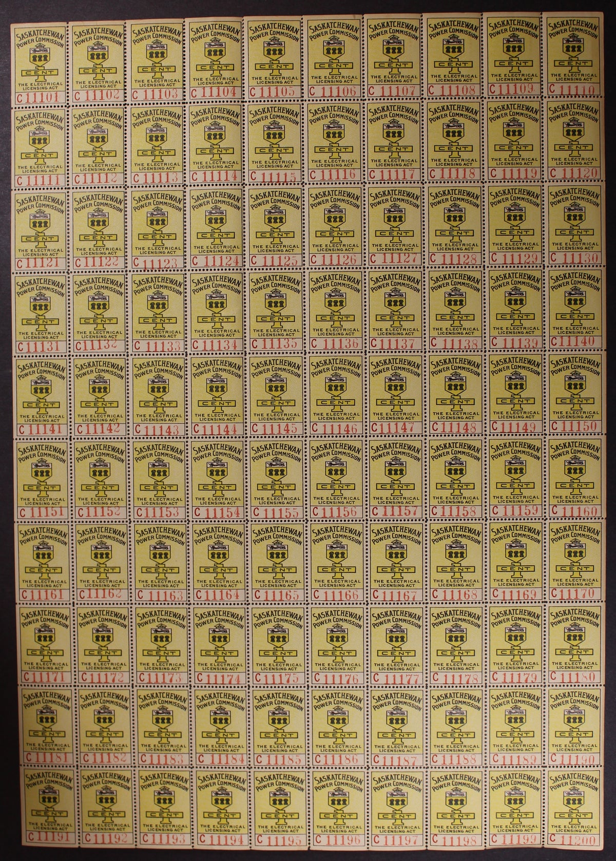 0090SE2001 - SE12 - Mint Sheet