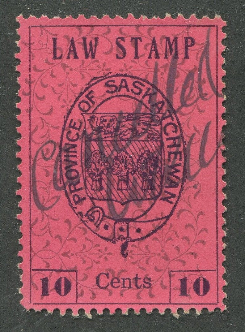 0002SL1707 - SL2 - Used - &#39;Broken Buckle&#39; - Deveney Stamps Ltd. Canadian Stamps