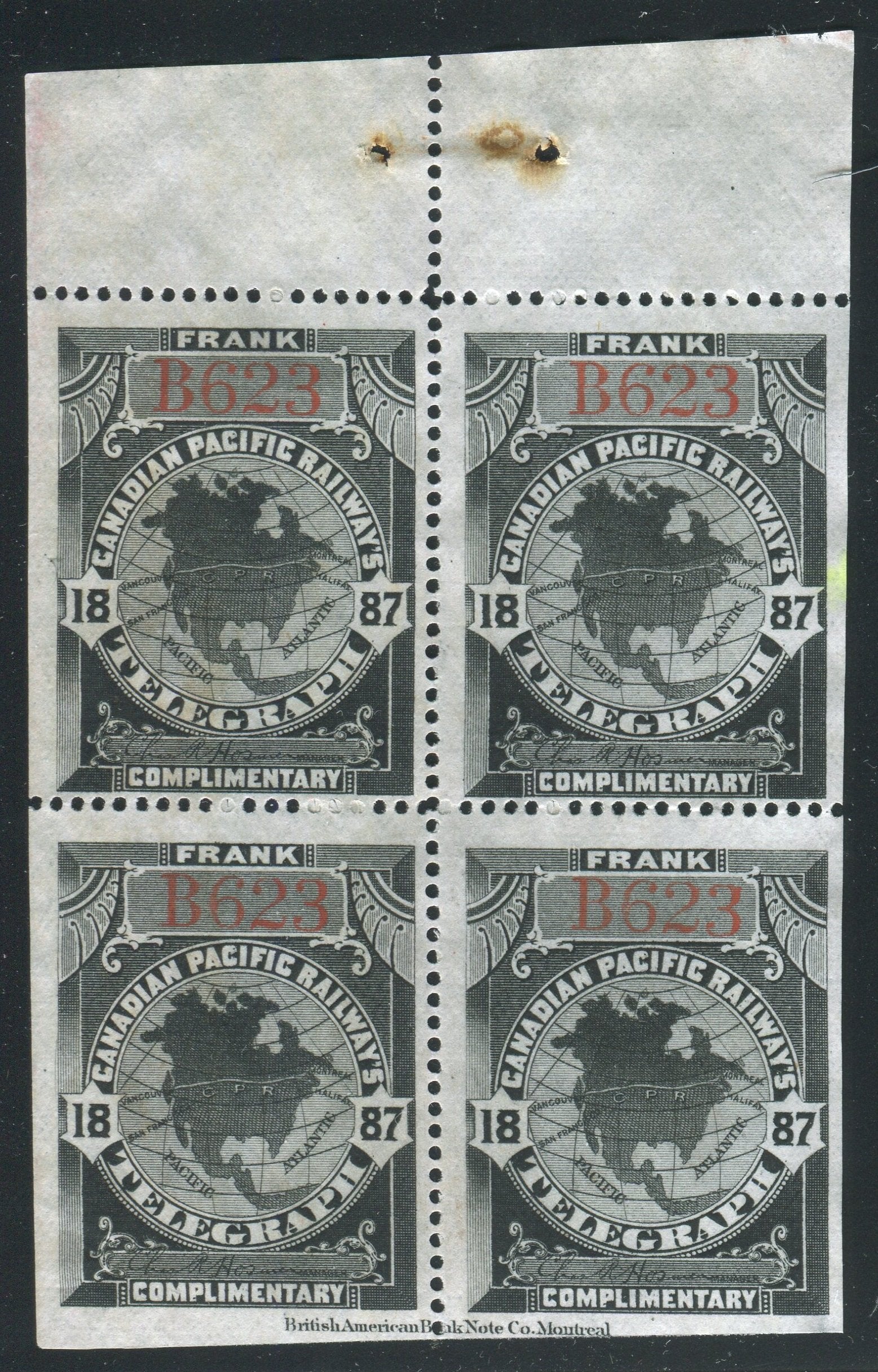 0001CP1710 - TCP1 - Mint Booklet Pane - Deveney Stamps Ltd. Canadian Stamps