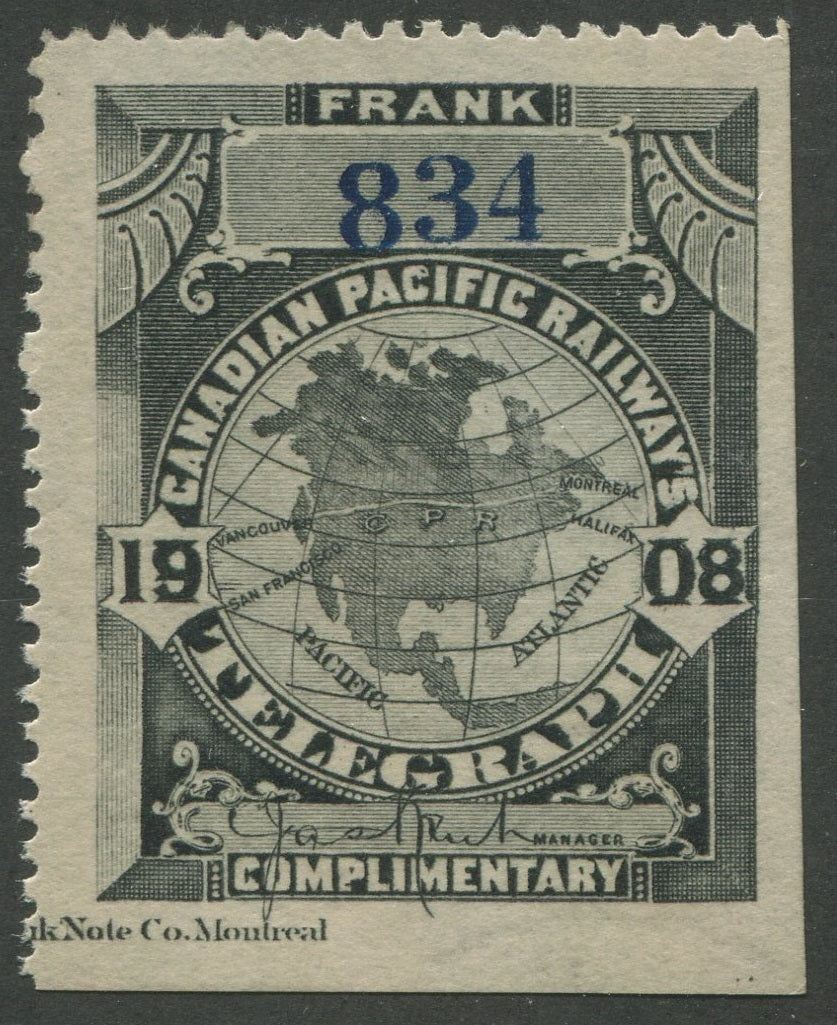 0021CP1907 - TCP21a - Mint, Watermarked