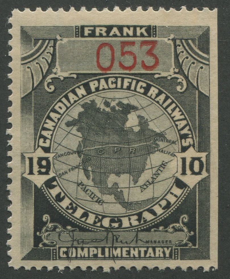 0023CP1907 - TCP23a - Mint, Watermarked