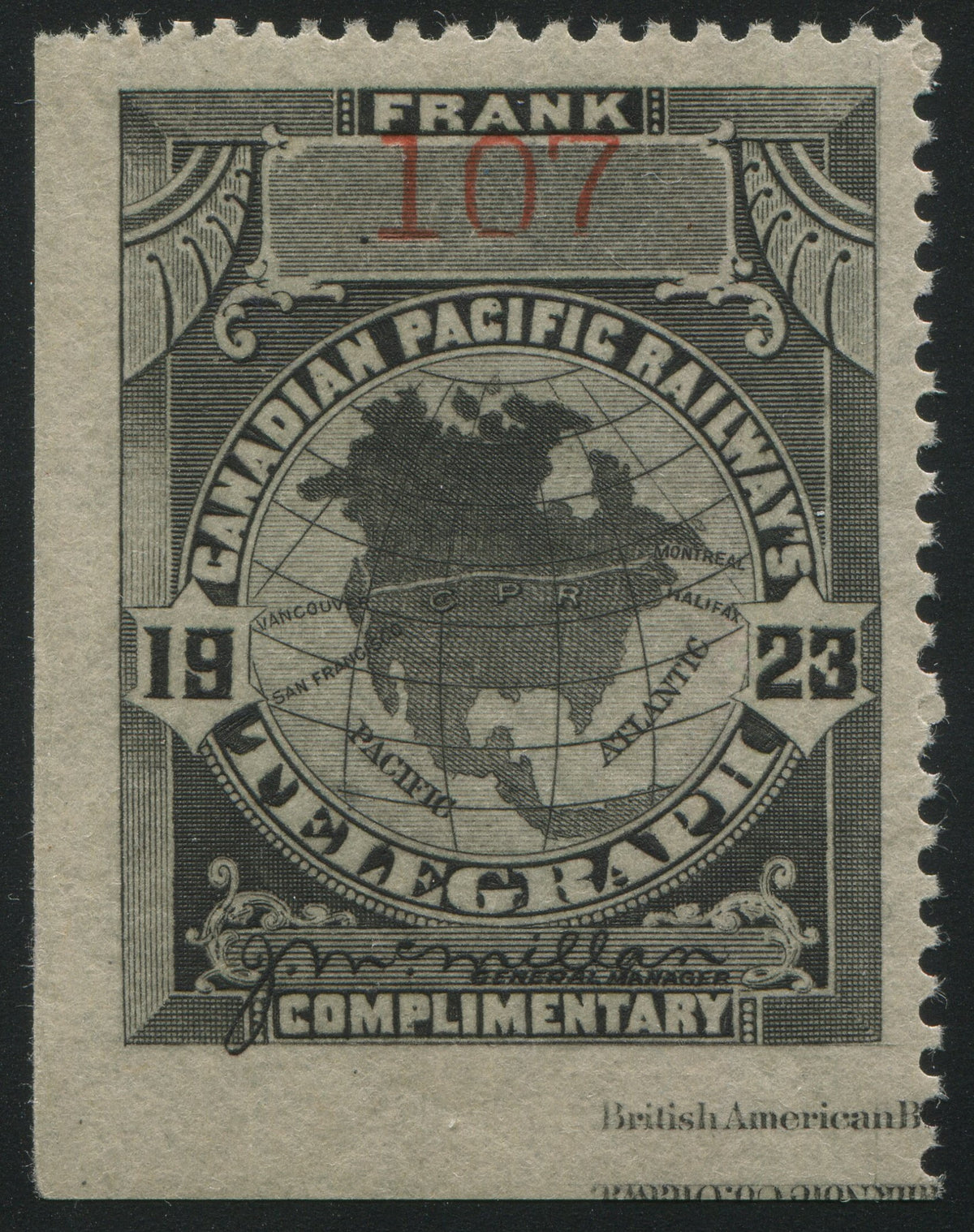 0036CP1907 - TCP36 - Mint - Unlisted VARIETY