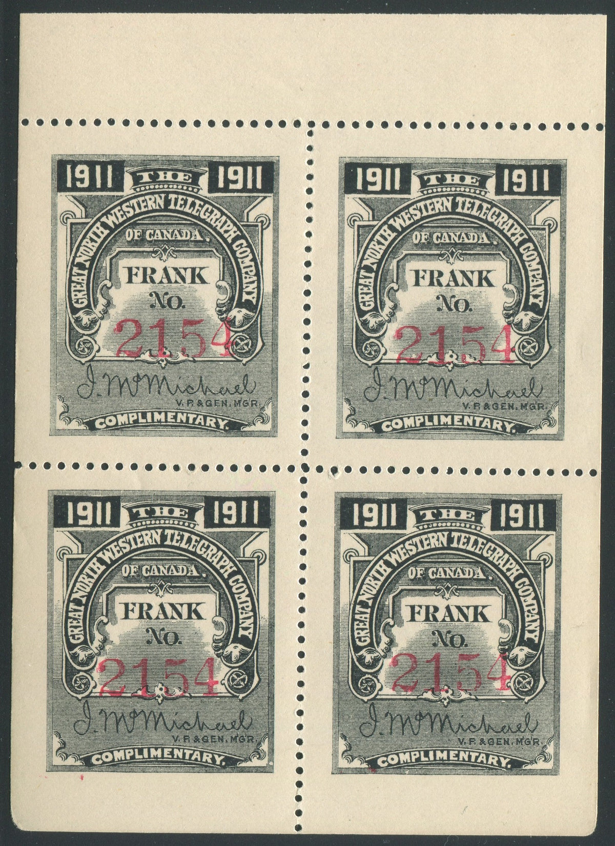 0071GN1907 - TGN22 - Mint Booklet Pane