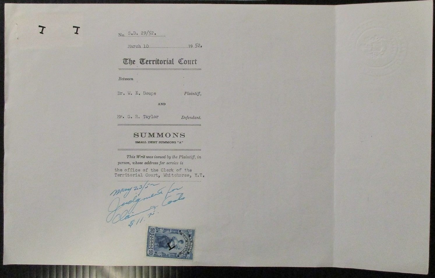 0009YL1708 - YL9, YL13b - Document - Deveney Stamps Ltd. Canadian Stamps