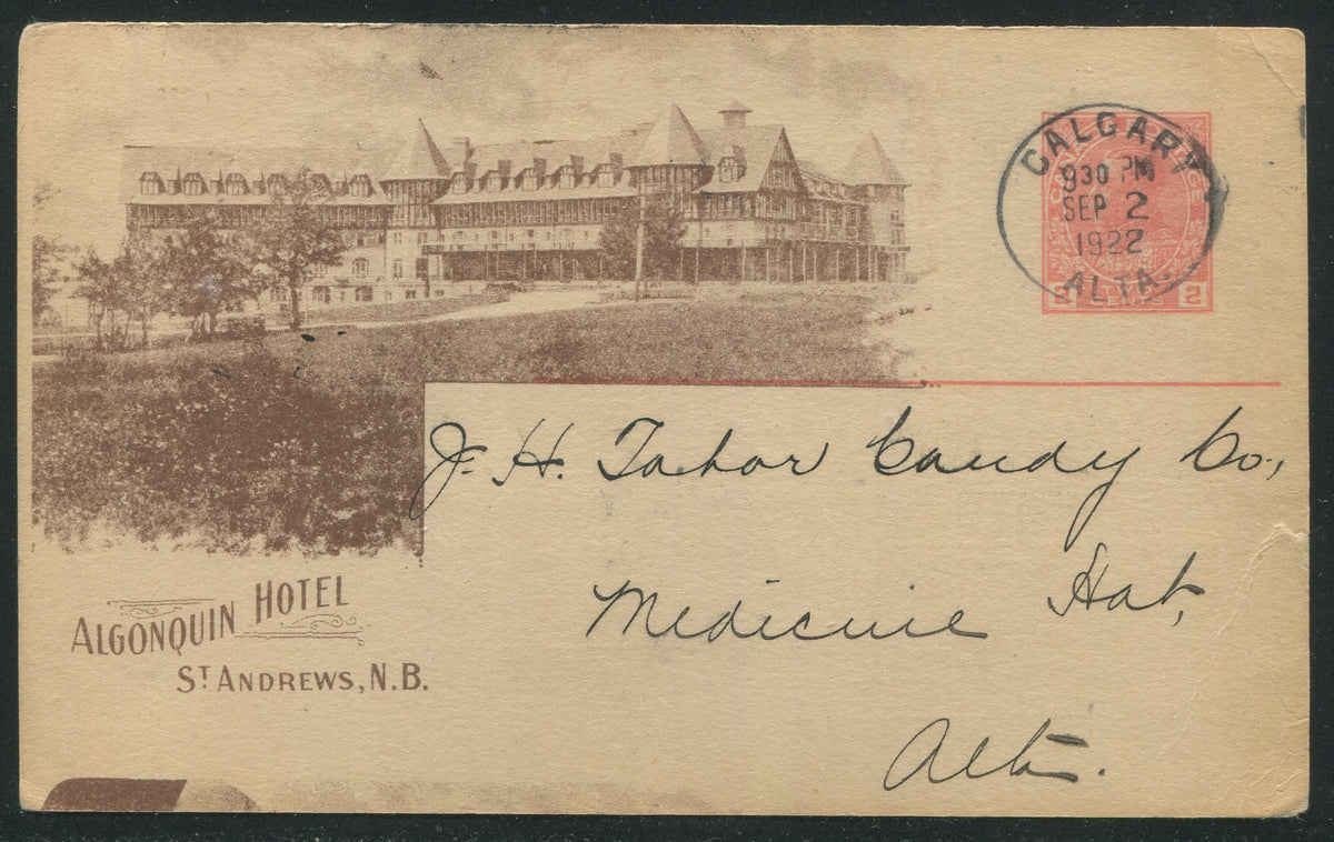 0131CP2209 - Algonquin Hotel - CPR C65 (Used)