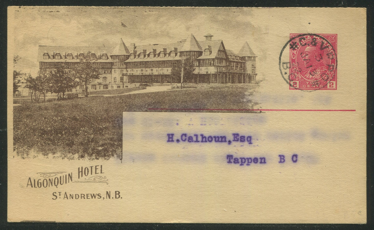 0131CP2211 - Algonquin Hotel - CPR C65 (Used)