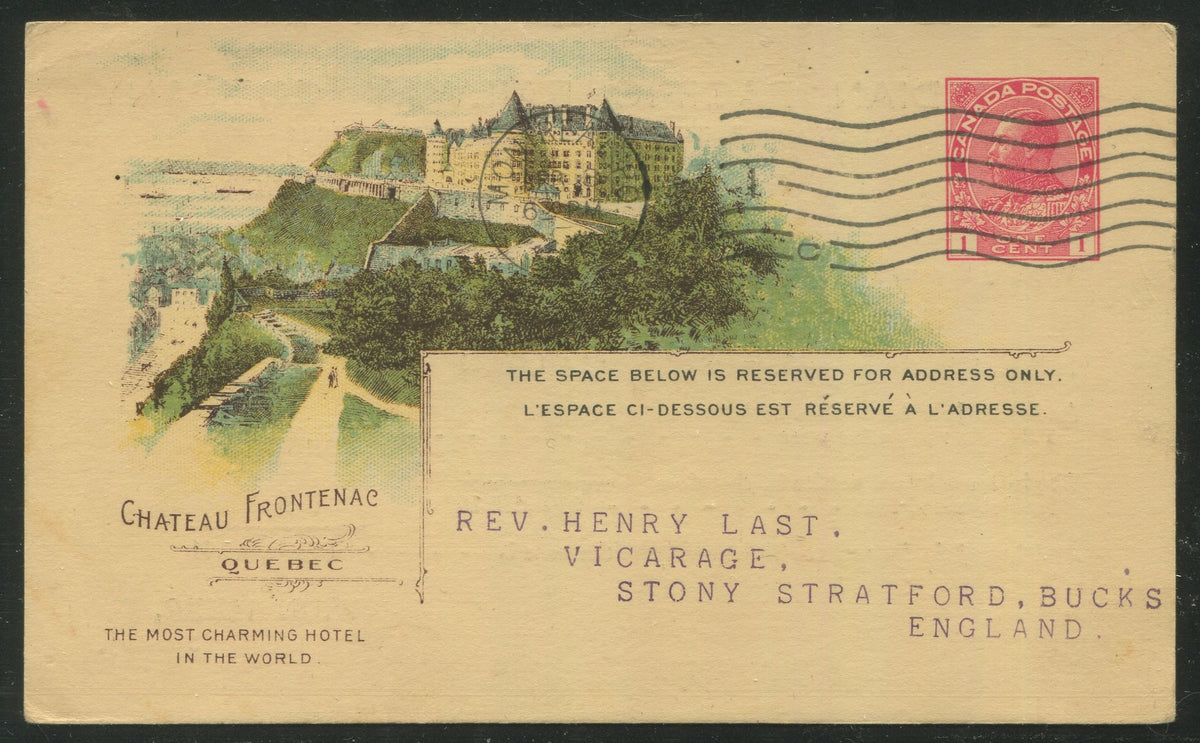 0054CP2210 - Chateau Frontenac - CPR F38 (Used)