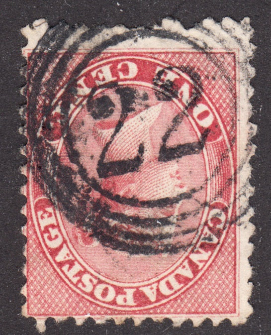 0014CA2203 - Canada #14 - 4-Ring Numeral Cancel &#39;22&#39;