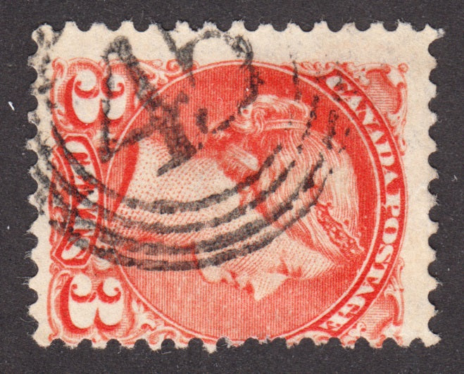 0037CA2203 - Canada #37 - 4-Ring Numeral Cancel &#39;45&#39;