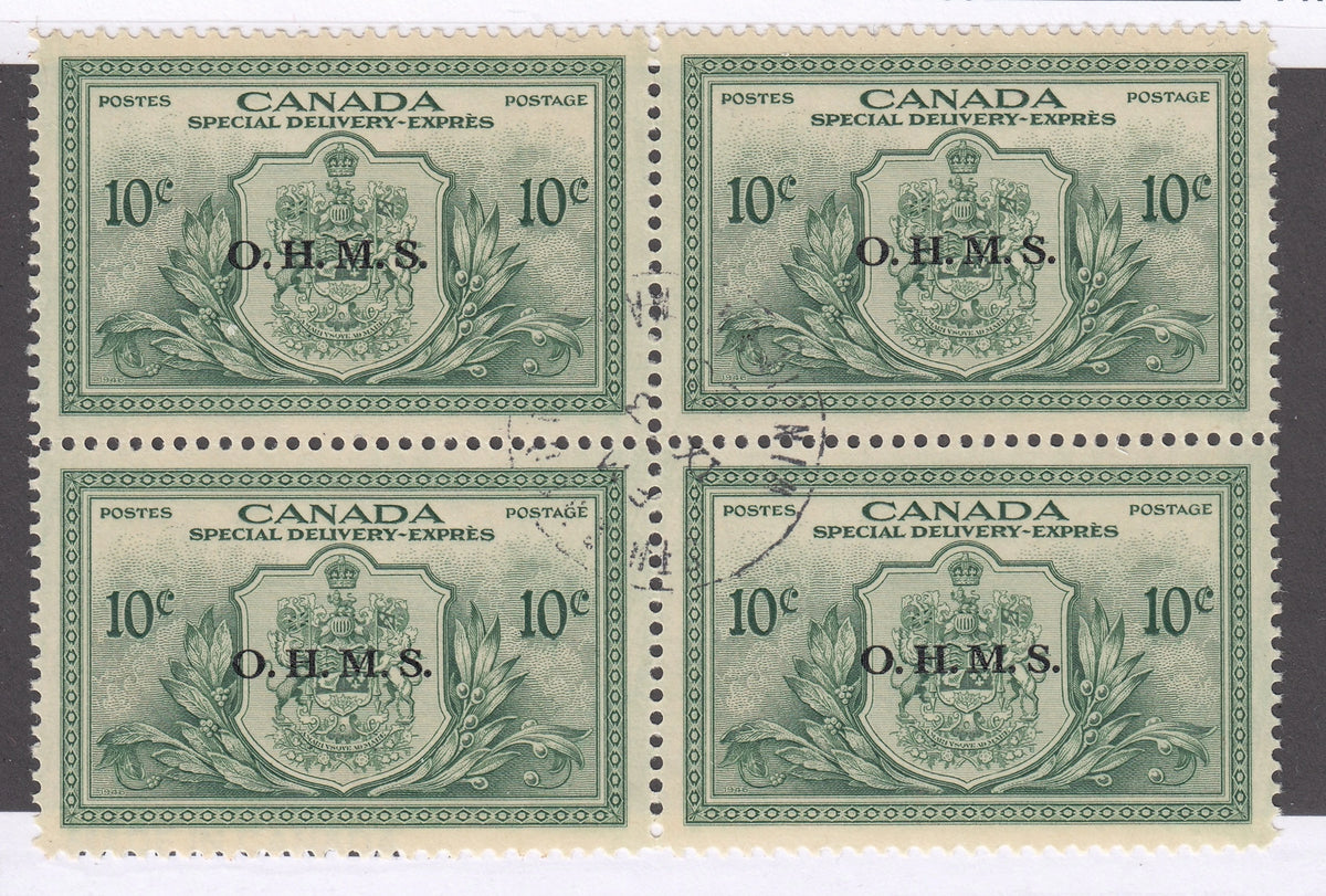 0364CA2104 - Canada EO1 - Used Block