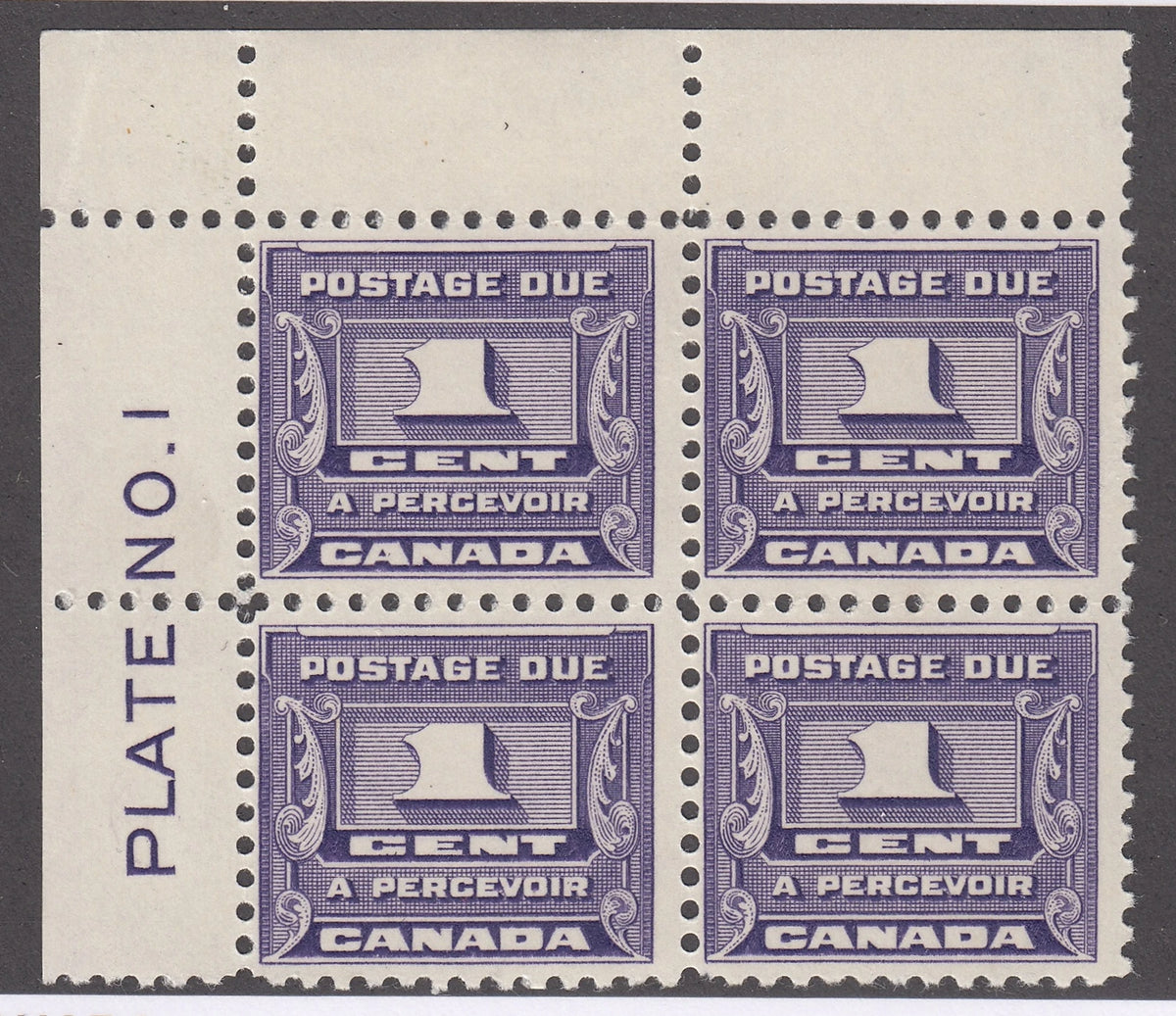 0127CA2104 - Canada J11 - Mint Plate Block