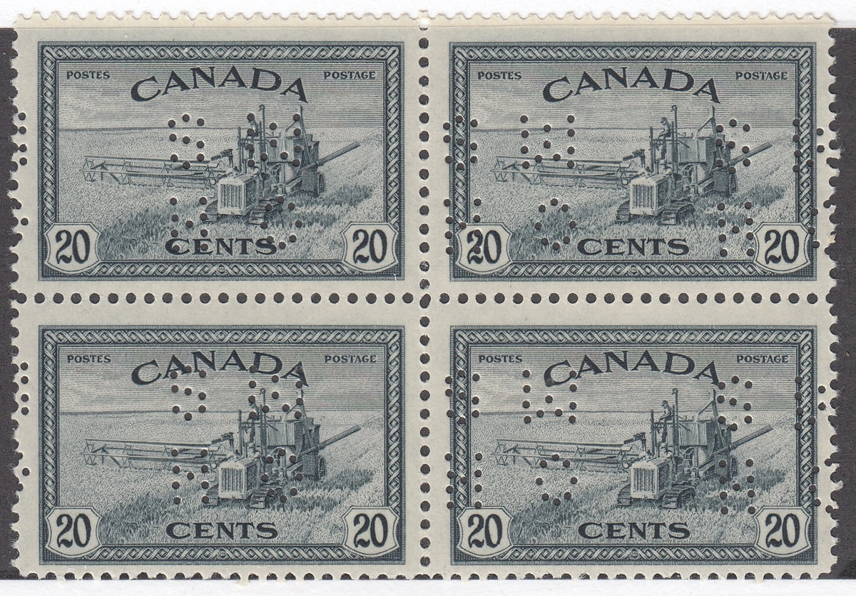 0327CA2108 - Canada O271 &#39;C&#39; - Mint Block