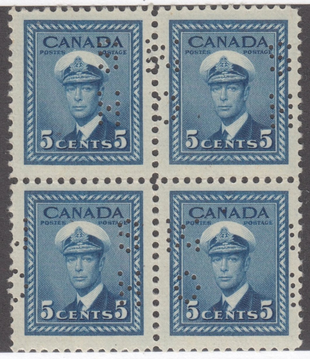 0316CA2109 - Canada O255 &#39;C&#39; - Mint Block, Miss Aligned