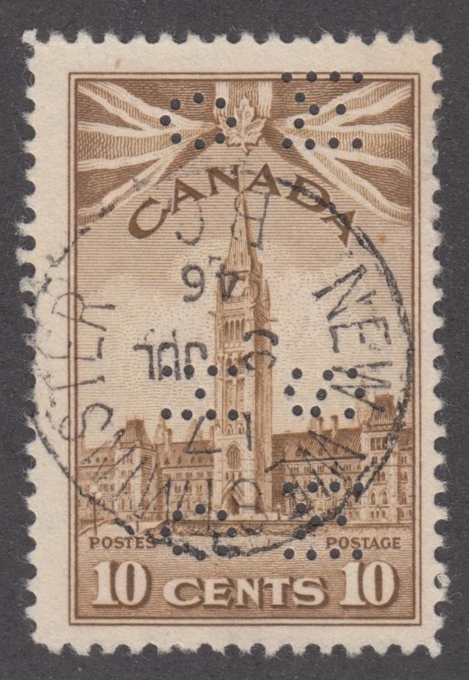 0318CA2109 - Canada O257 'E' - Used, Unlisted Shade