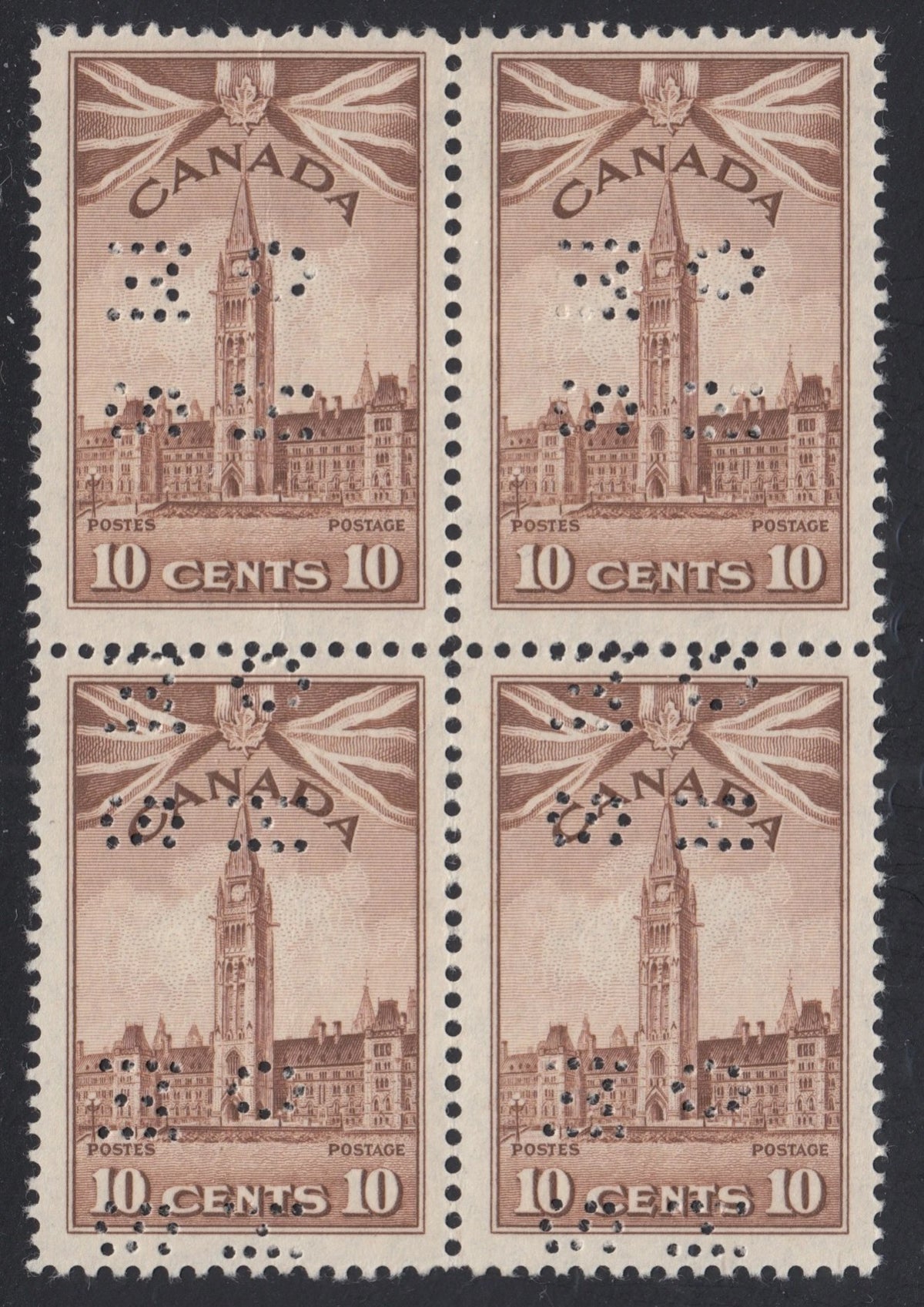 0318CA2109 - Canada O257 &#39;F&#39; - Mint Block