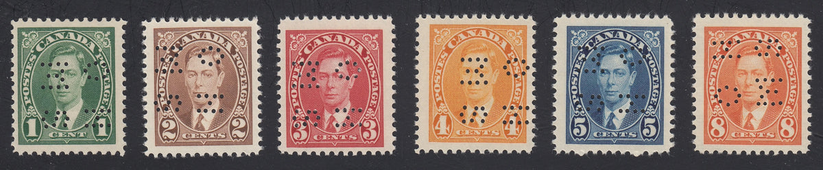 0293CA2106 - Canada O231-O236 &#39;E, F&#39; - Mint Set