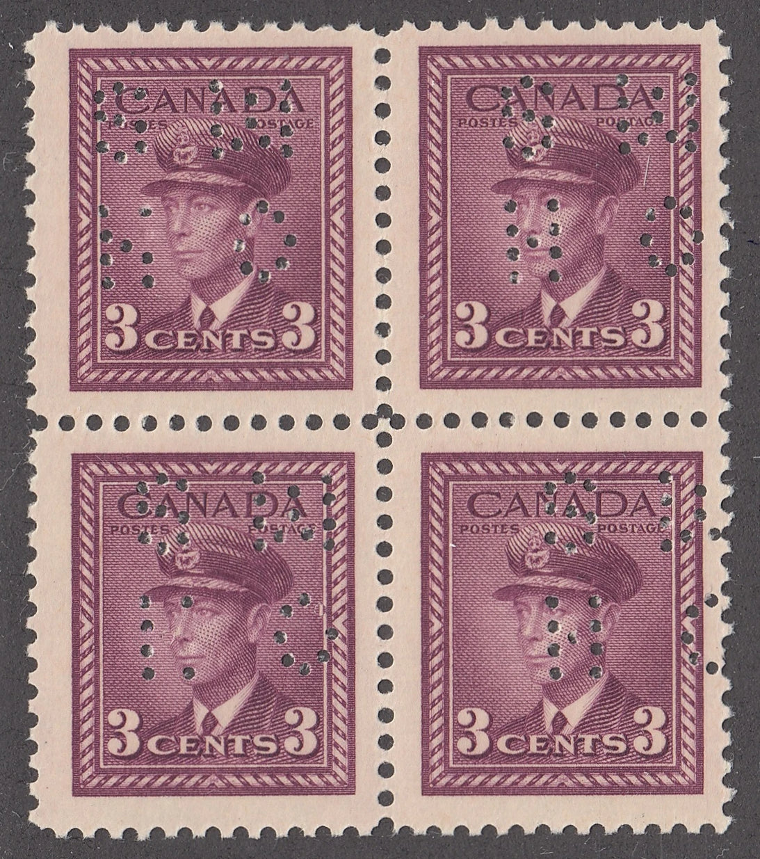 0313CA2106 - Canada O252 &#39;C&#39; - Mint Block