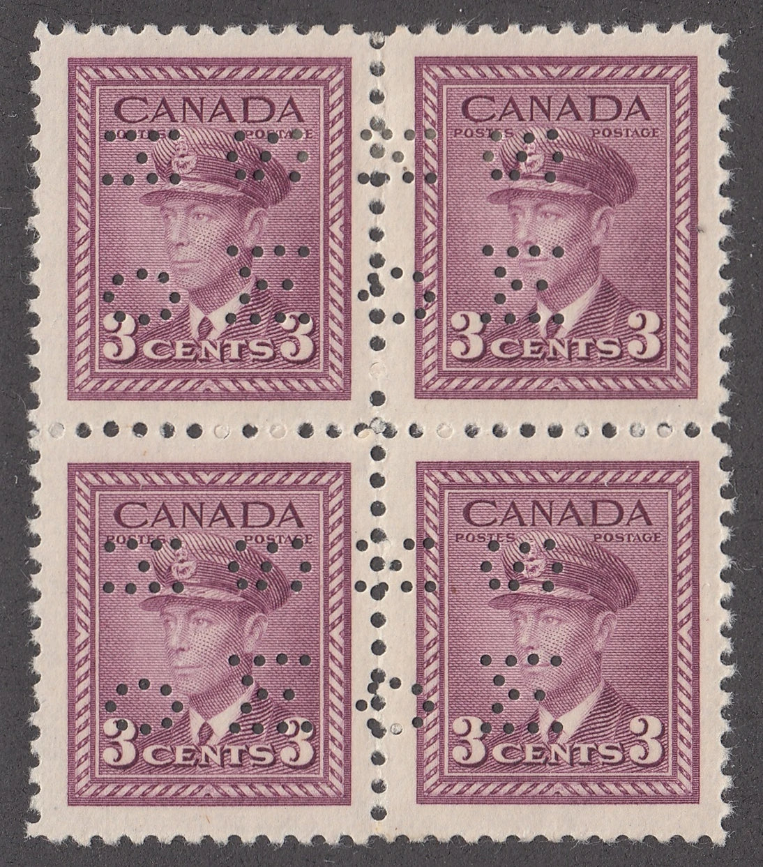 0313CA2106 - Canada O252 &#39;E&#39; - Mint Block