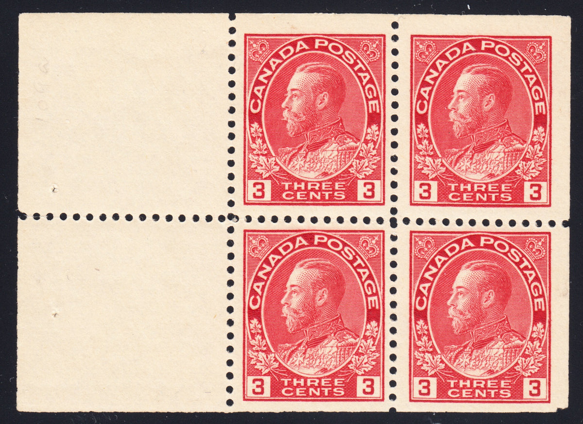 0109CA2203 - Canada #109a Mint Booklet Pane