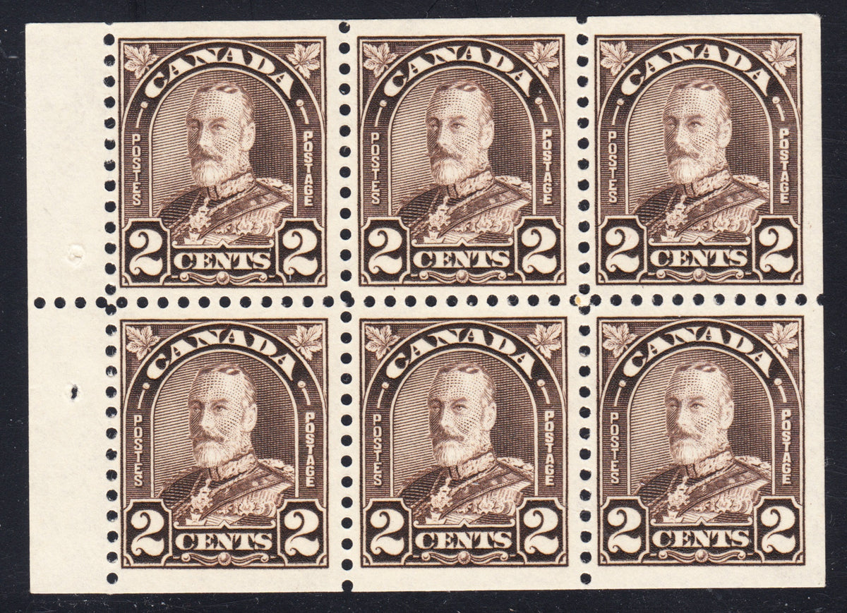 0166CA2203 - Canada #166c - Mint Booklet Pane