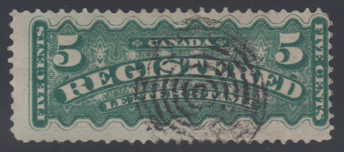 0115CA2207 - Canada F2 - Used, Vertical Stitch Watermark