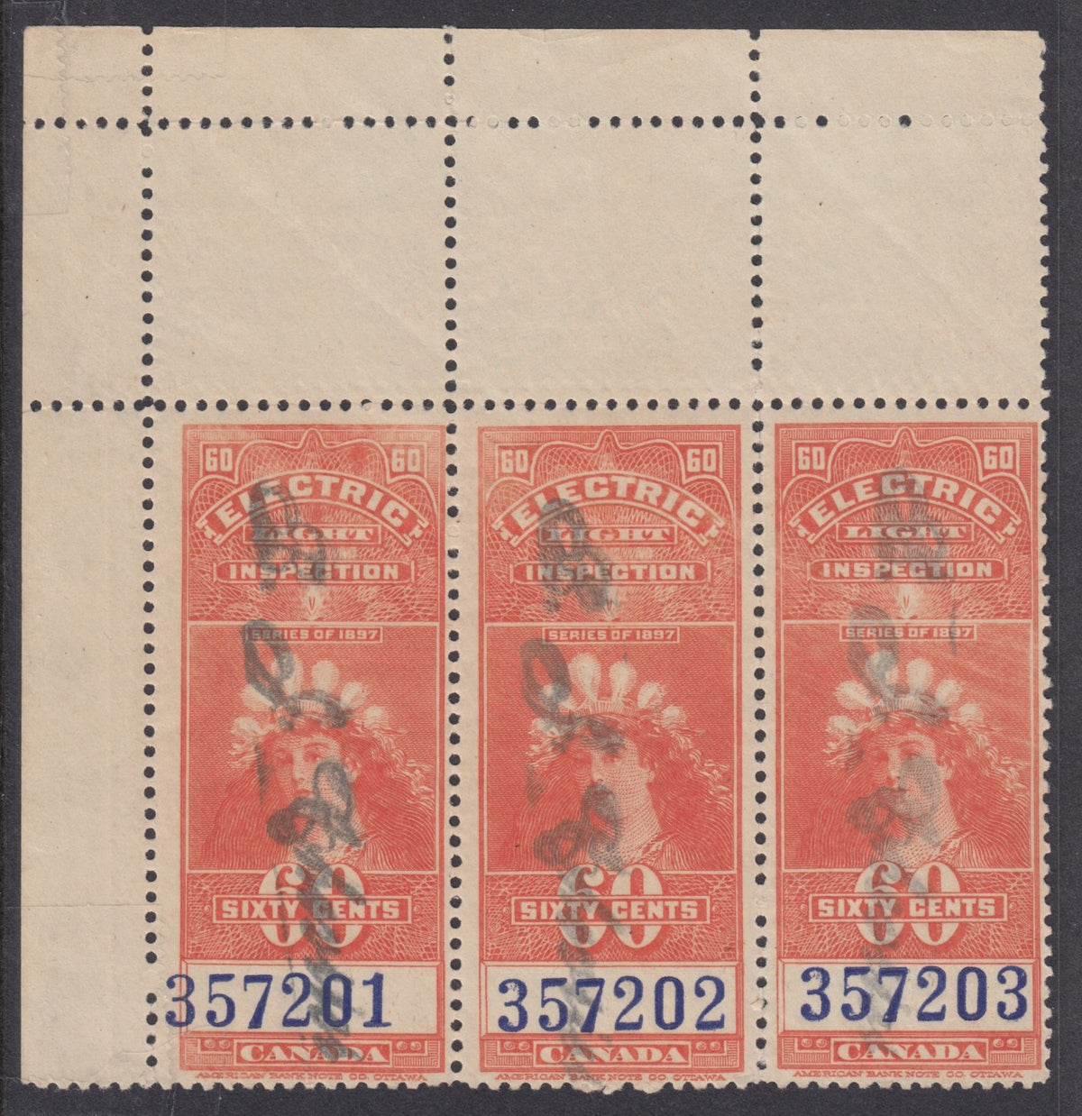 0042FE2110 - FE11 - Mint, Interesting Corner Strip