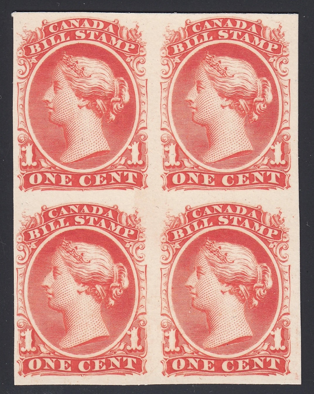 0018FB2107 - FB18 - Trial Colour Plate Proof Block