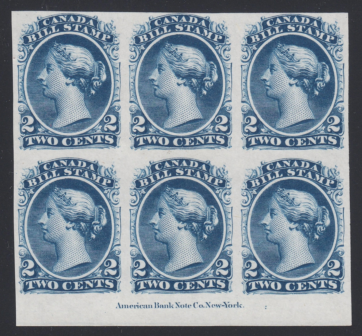 0019FB2107 - FB19 - Trial Colour Plate Proof Block