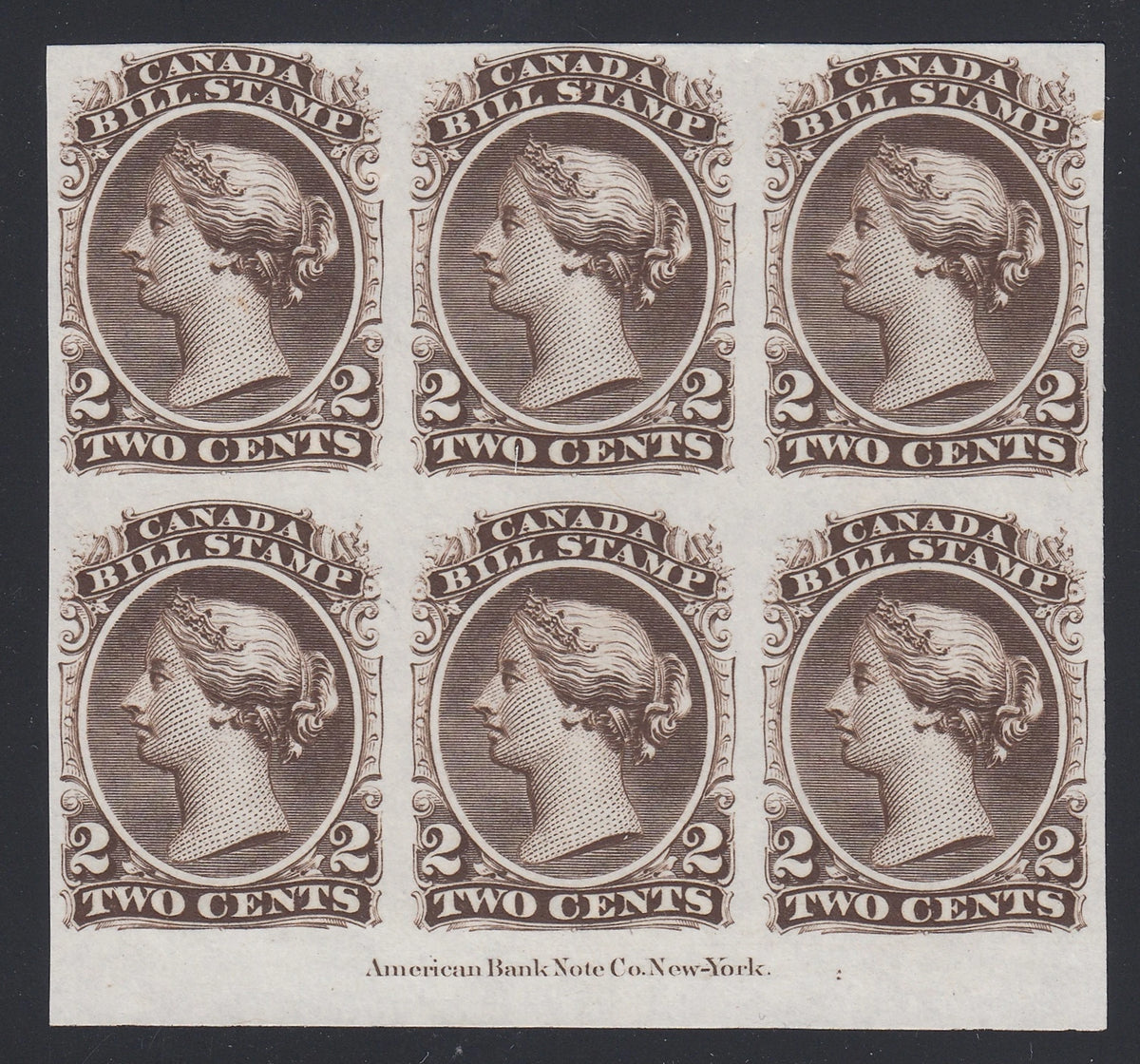 0019FB2107 - FB19 - Trial Colour Plate Proof Block