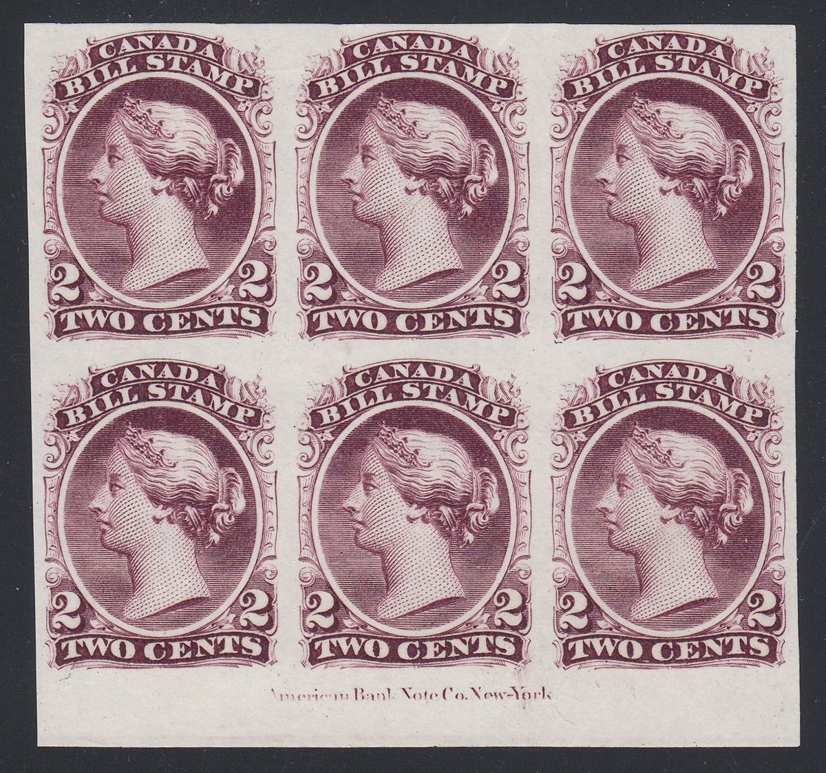 0019FB2107 - FB19 - Trial Colour Plate Proof Block