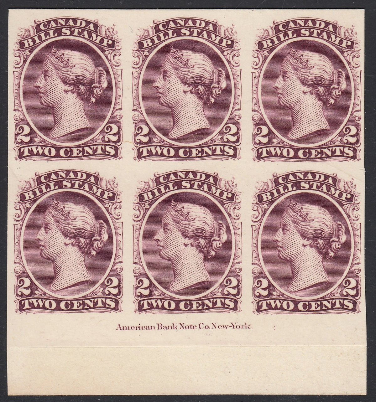 0019FB2107 - FB19 - Trial Colour Plate Proof Block