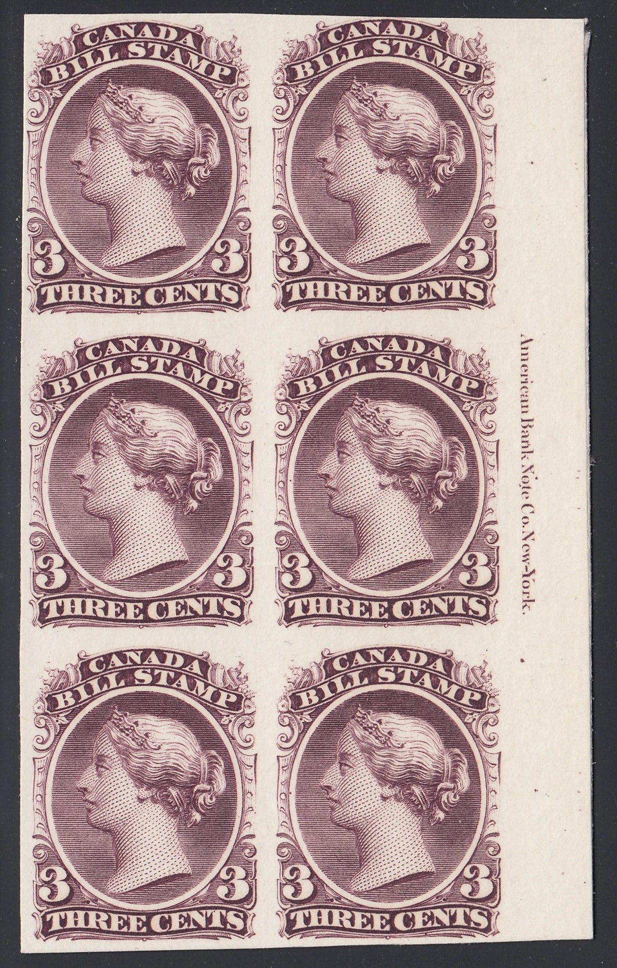 0020FB2107 - FB20 - Trial Colour Plate Proof Block