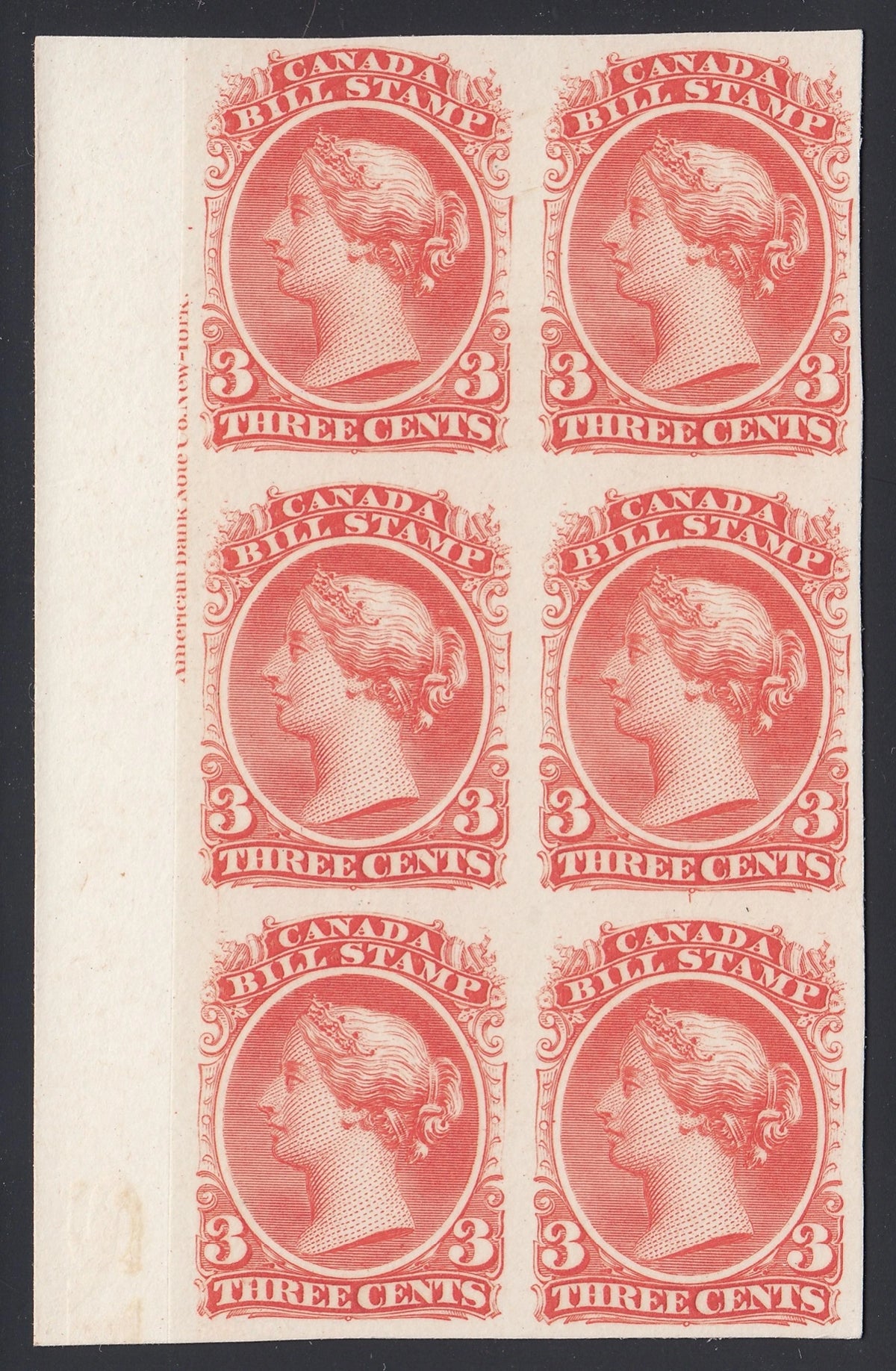 0020FB2107 - FB20 - Trial Colour Plate Proof Block