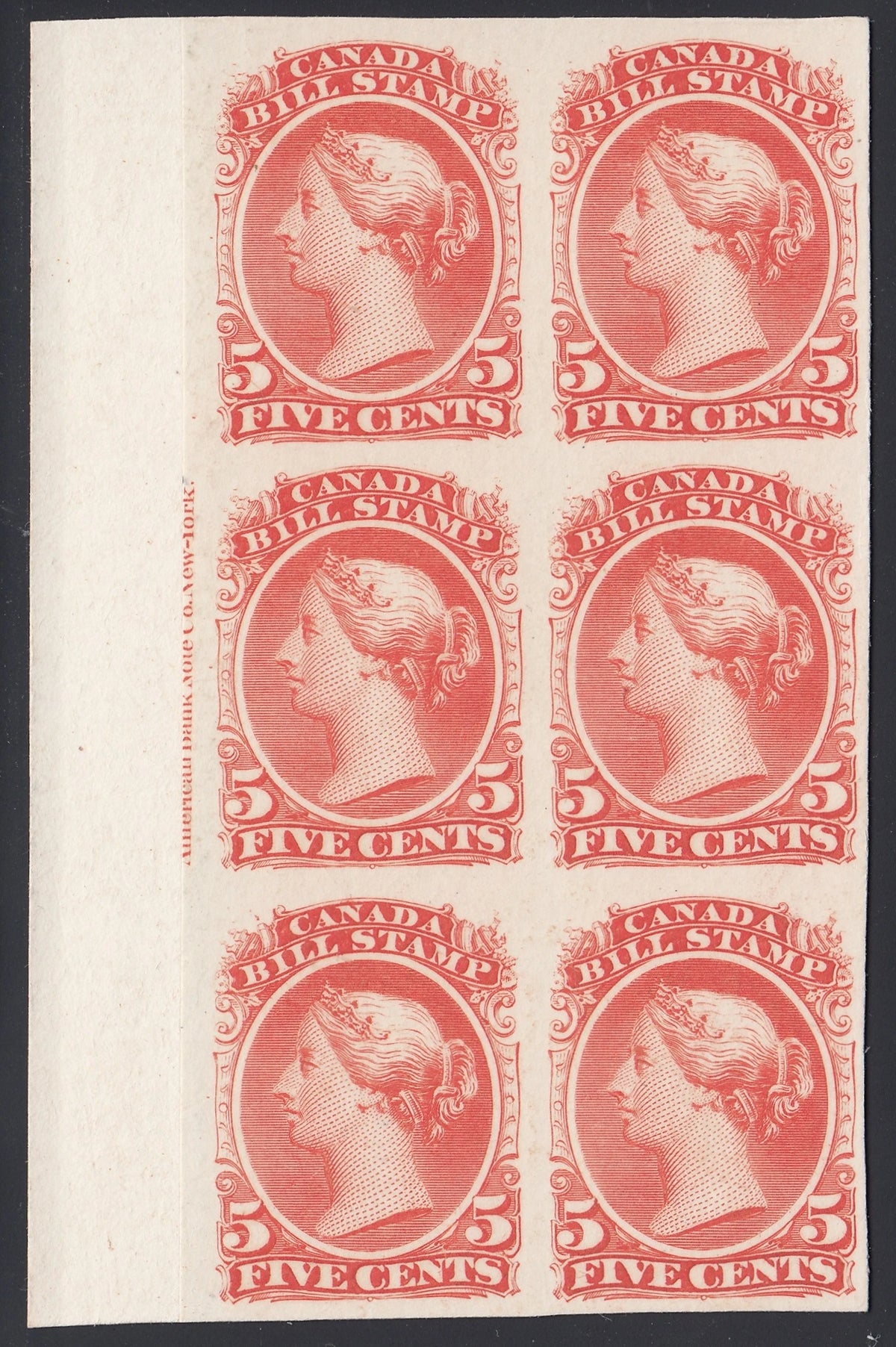 0022FB2107 - FB22 - Trial Colour Plate Proof Block