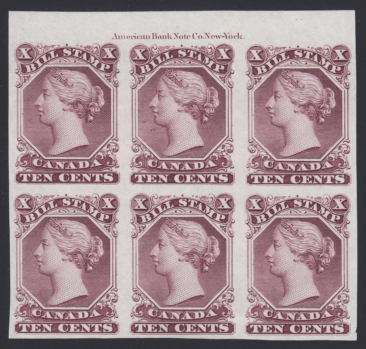 0027FB2107 - FB27 - Trial Colour Plate Proof Block