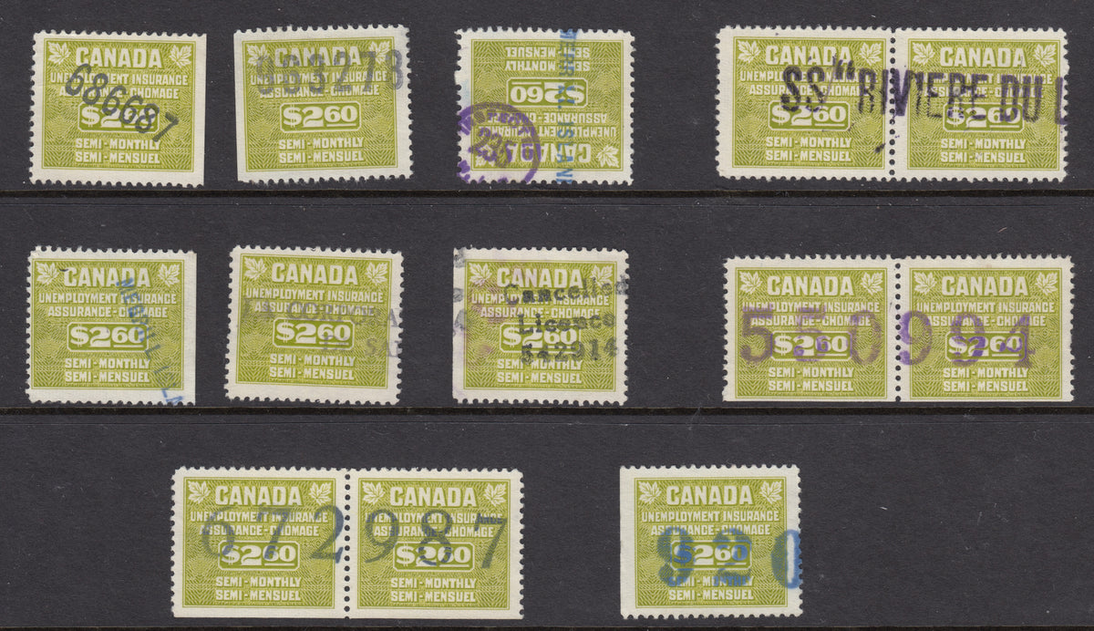 0054FU2110 - FU54 - Used Numbered Cancel Lot