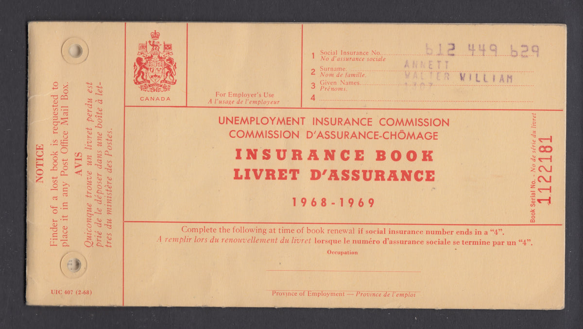 0102FU2110 - FU102-104 - Insurance Book