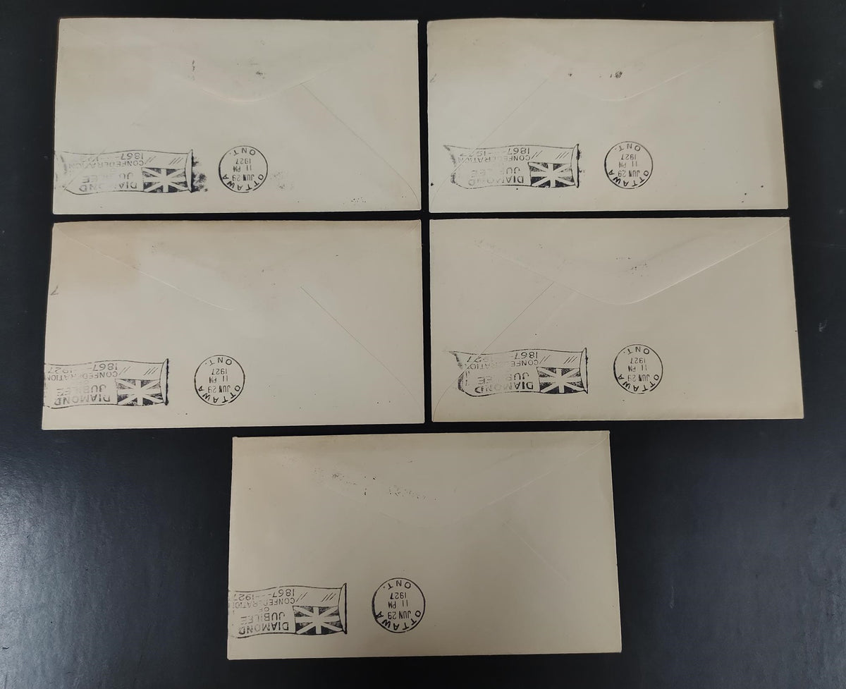 0141CA2205 - Canada #141-#145 - First Day Covers Set