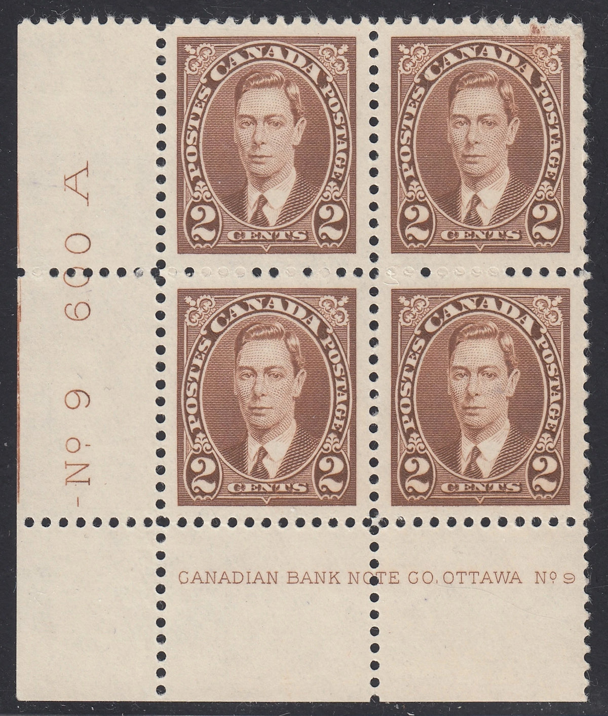 0232CA2104 - Canada #232 Plate Block