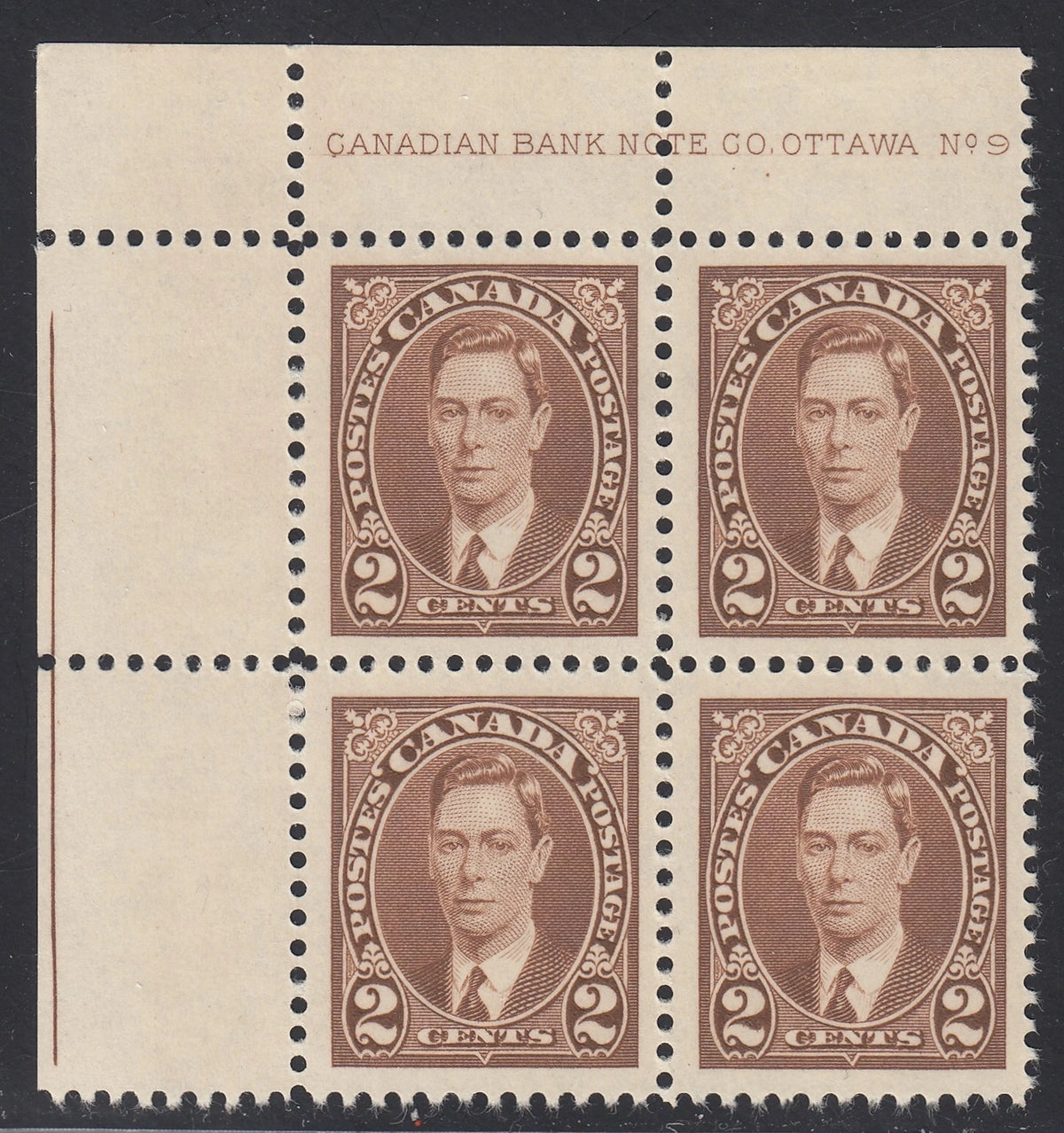 0232CA2104 - Canada #232 Plate Block