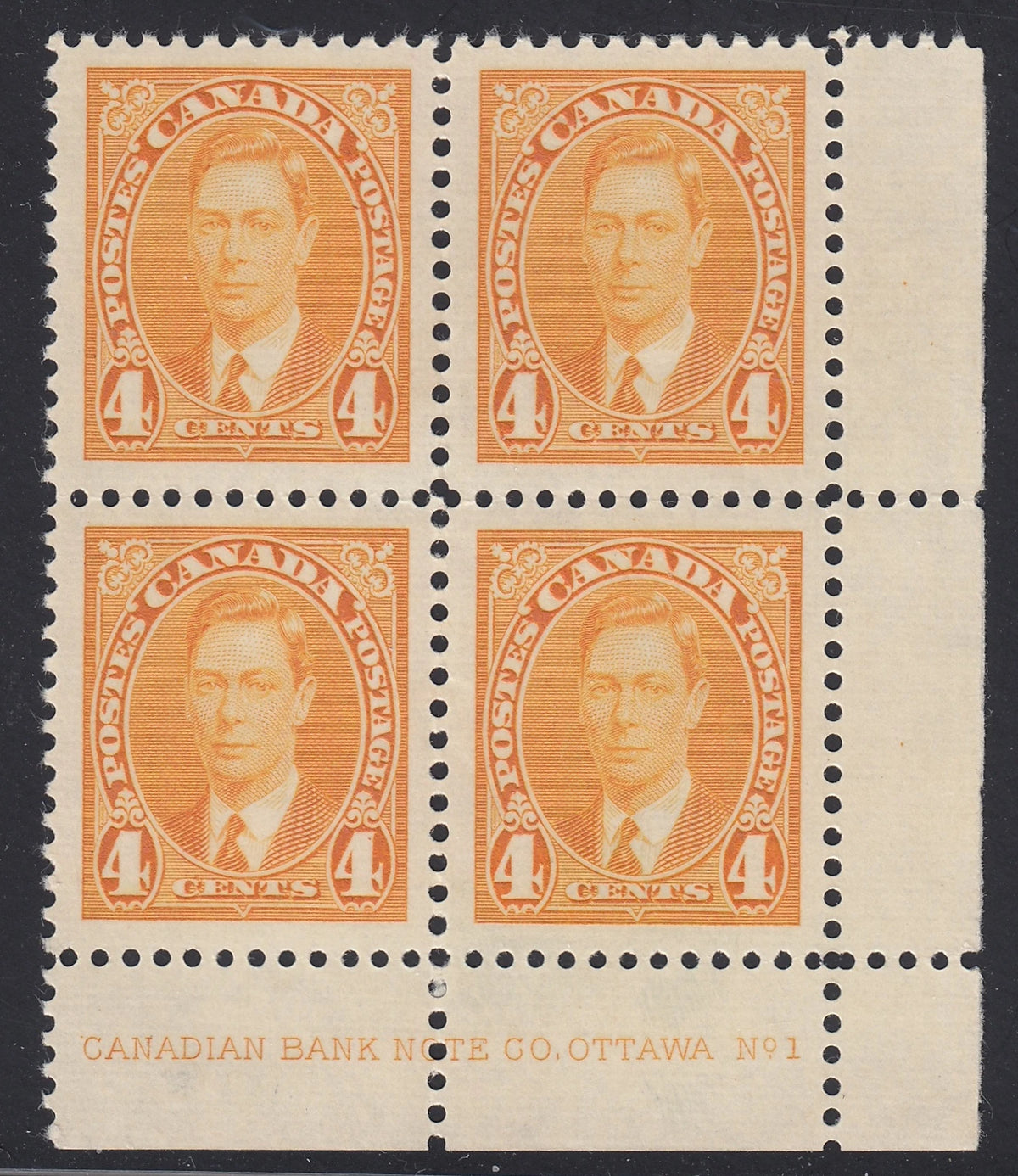 0234CA2104 - Canada #234 - Mint Plate Corner Block